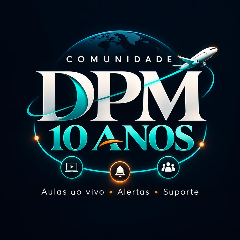 Comunidade DPM — 10 anos: aulas ao vivo, alertas e suporte